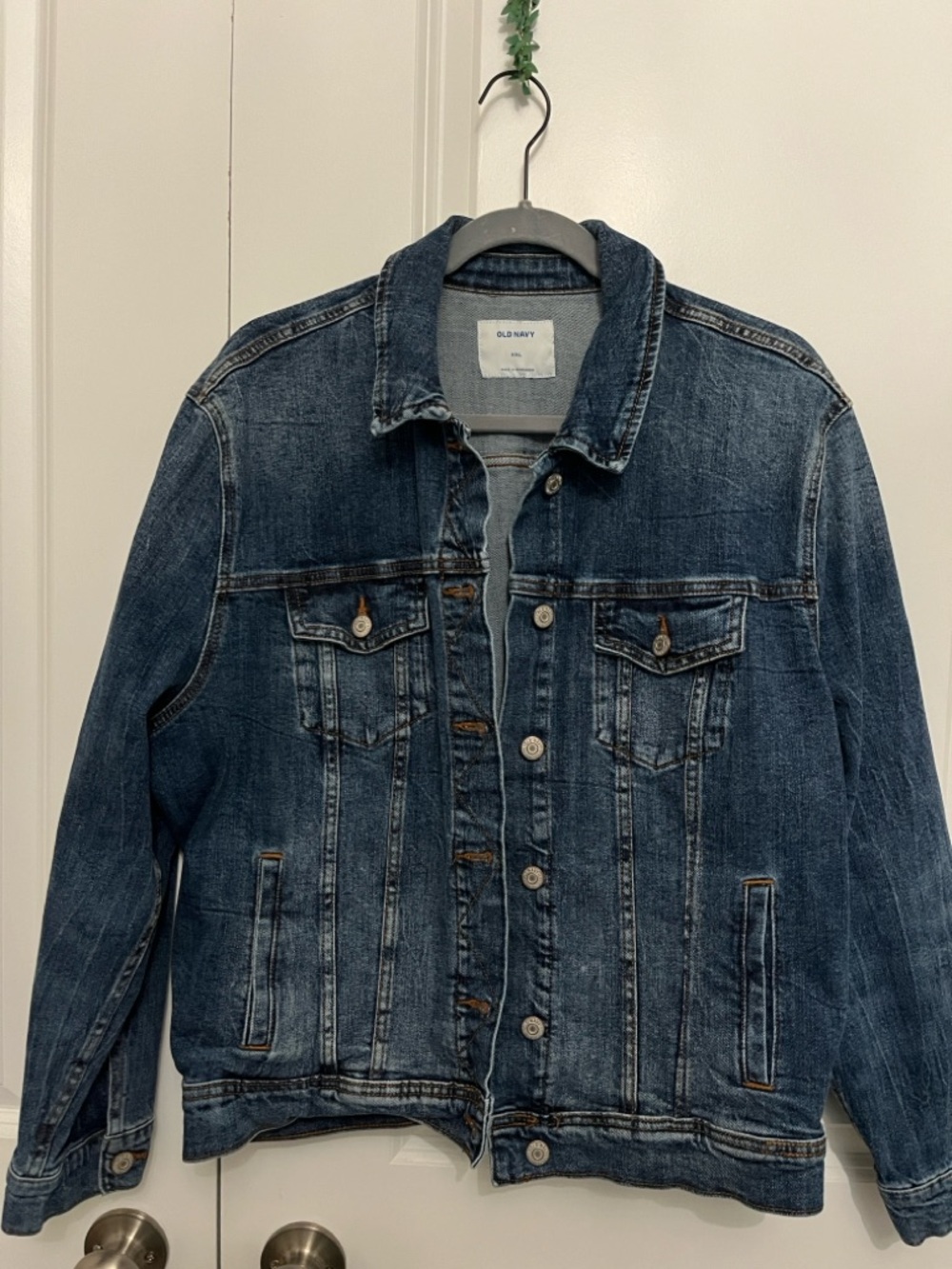 Old Navy Light Blue Denim Jacket with Navy Label